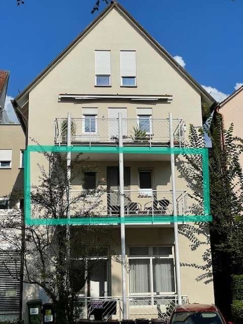 Hausansicht – 3-Zimmer-Stadtwohnung am Münsterplatz in Weingarten