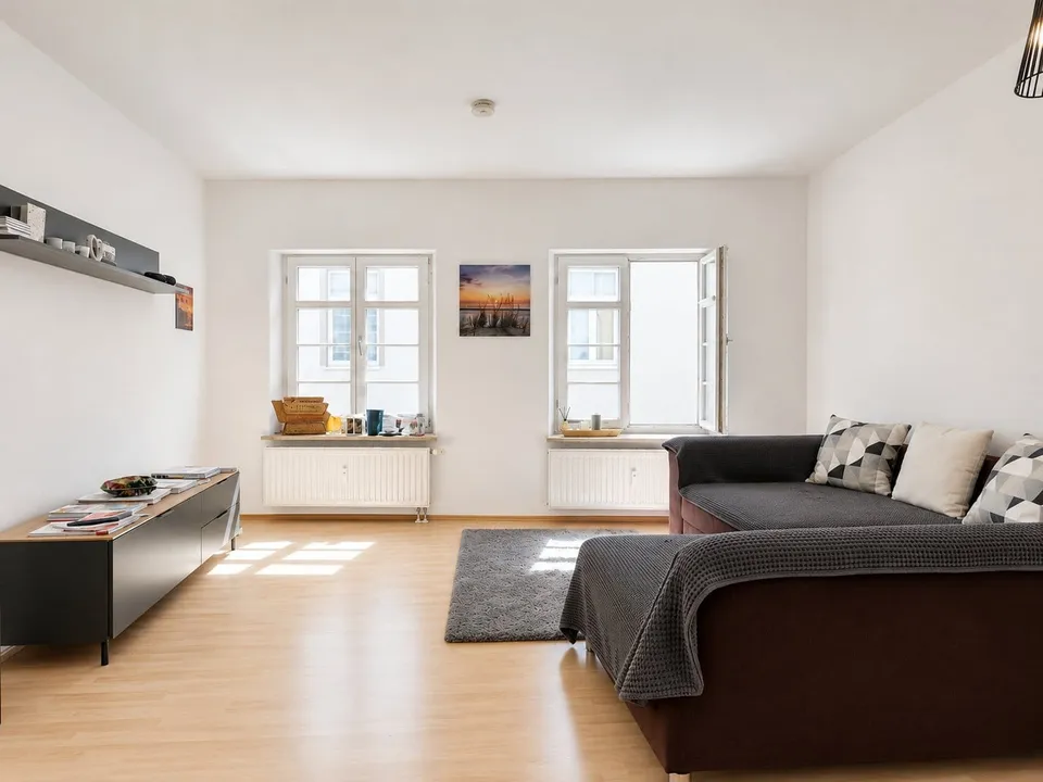 Wohnzimmer – 2-Zimmer-Wohnung in der Ravensburger Innenstadt